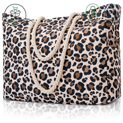 Strandtasche xxl leo faltbar - strandtasche,