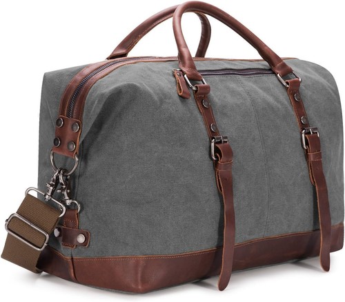 Reisetasche vintage segeltuch - reisetasche,