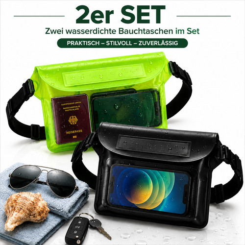 Wasserdichte bauchtasche - 2x,