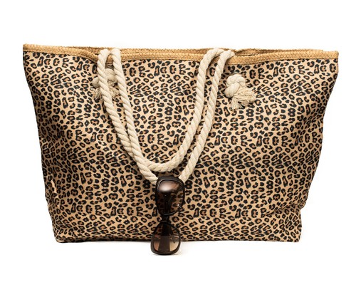 Xxl strandtasche leo muster - xxl,