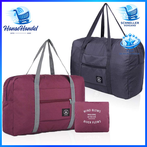 Faltbare reisetasche 2er pack - reisetasche,